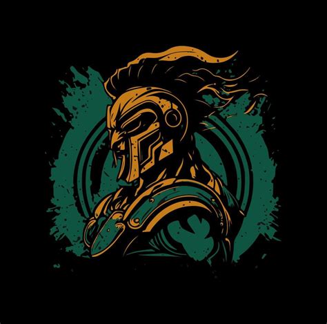 Spartan Strong Mascot Logo Vector Illustration Eps10 21083051 Vector
