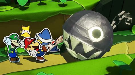 Escaping Macho Chain Chomp Paper Mario The Origami King Youtube