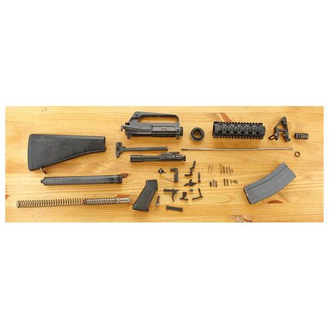 Used Us Military Surplus Colt M16 Parts Kit With Quad Rail 581680
