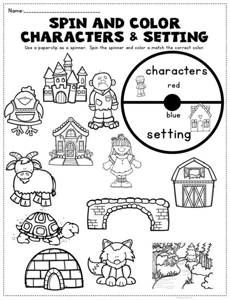 Develop And Understanding Of Identifying Characters And Setting Using