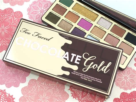 Too Faced Chocolate Gold Collection Review And Swatches The Happy