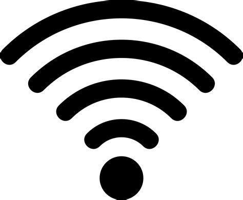 Wifi Png Black And White Transparent Wifi Black And Whitepng Images