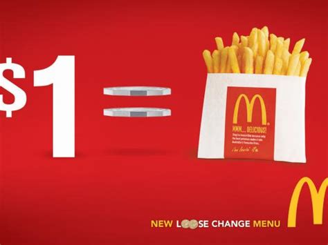 Mcdonalds Print Advert By Ddb Loose Change 2 Ads Of The World