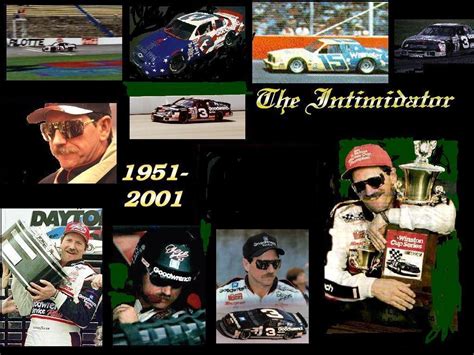 Dale Earnhardt Nascar Fan Art The Intimidator Stock Car Racing