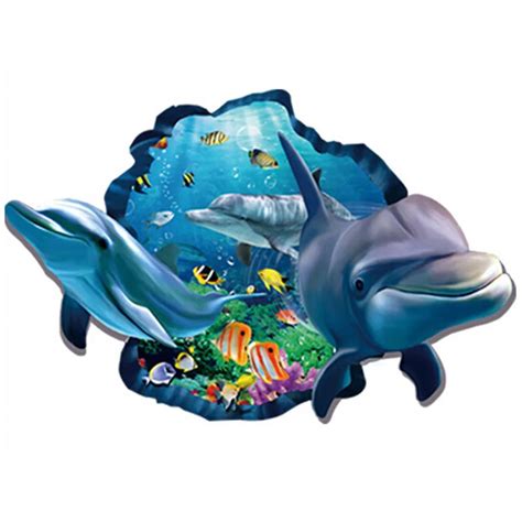 Buy Dolphins Stickers Underwater World For Sitting