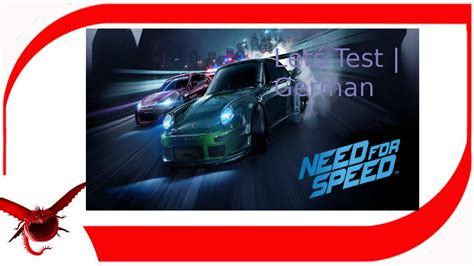 Let´s Test Need For Speed 2015 Xbox One German Youtube