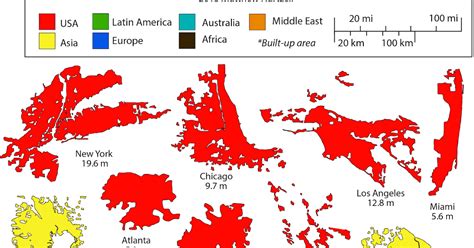 Urban Demographics Comparing Urban Footprints Around The World