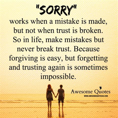 Awesome Quotes When Trust Is Broken