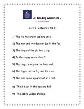Check spelling or type a new query. Short O (CVC) - Decodable Stories, Sentences, and Word ...