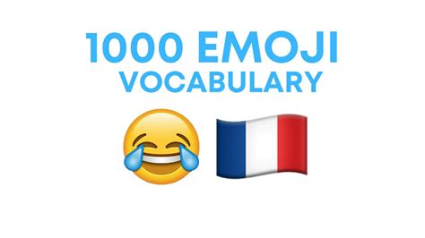 🇫🇷1000 French Emoji Vocabulary Complete With Pdf Textbook Youtube