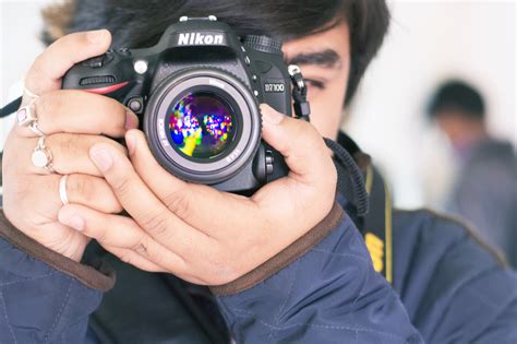 Gambar Tangan Orang Fotografi Juru Potret Dslr Nikon Mengambil