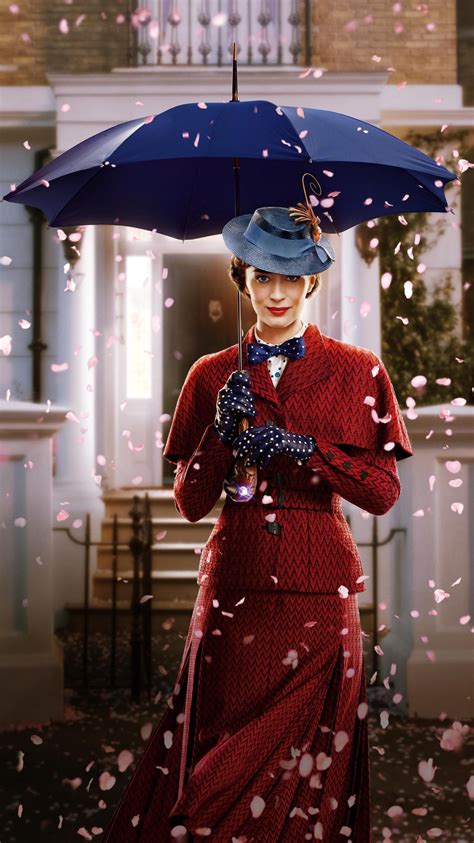 Mary Poppins Returns (2018) Phone Wallpaper | Moviemania | Mary poppins, Mary poppins 2018, Poppins