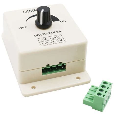 Led Dimmer Switch Dc V V A Adjustable Brightness Lamp Bulb Strip Driver Single Color Light