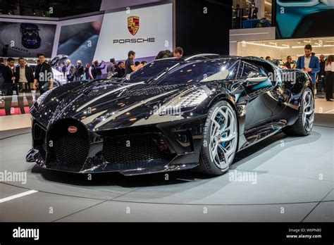 Geneva Switzerland March 6 2019 One Off 19 Million Dollar Bugatti