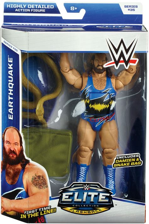 This line was preceded by the wwf ljn toy line and was followed by the wwf justoys line. Earthquake - WWE Elite 35 Toy Wrestling Action Figure ...