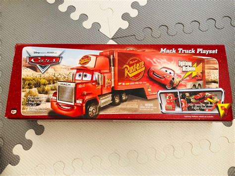 Disney Pixar Cars Movie Toys Original Mack Truck Playset Hobbies