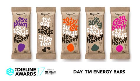 The Dieline Awards 2017 Outstanding Achievements Daytm Energy Bars