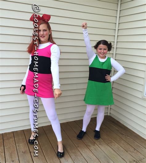 Best diy powerpuff girls costume from diy powerpuff girls costumes amigas. Easy Homemade Powerpuff Girl Group costume