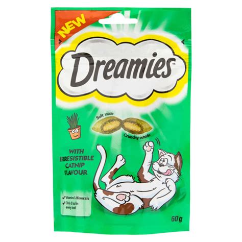 Dreamies Cat Treats 60g Catnip Cat Food And Treats Bandm