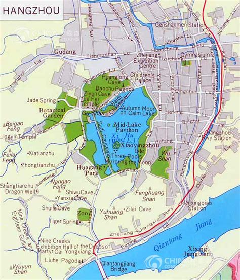 Hangzhou Map And Hangzhou Satellite Image