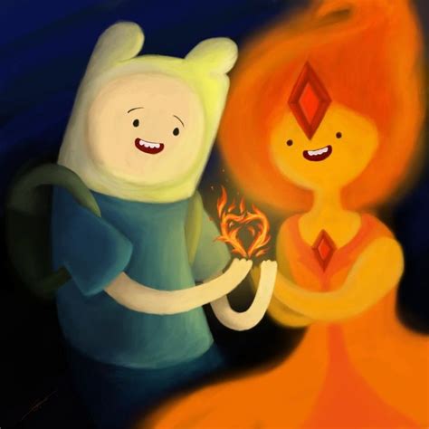 Finn And Flame Princess By A Naya On Deviantart Flame Princess