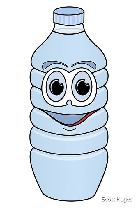 Water Bottle Cartoon By Scott Hayes Redbubble