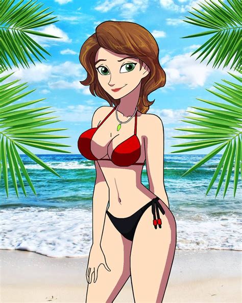 aunt cass big hero 6 in a bikini by carlshocker in 2021 female cartoon characters big hero