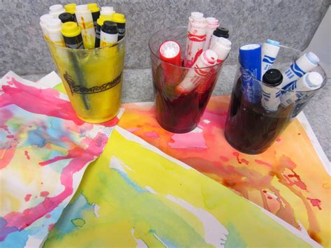 Homemade Liquid Watercolors Liquid Watercolor Arts And Crafts For