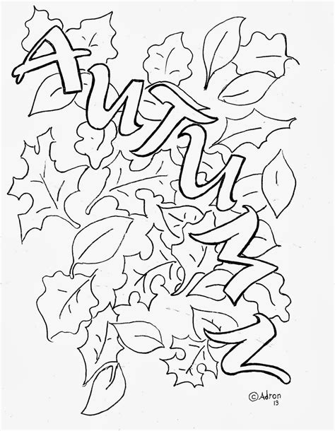 Coloring Pages For Kids By Mr Adron Autumn Leaves Coloring Page Free