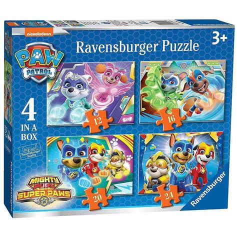 Ravensburger 03029 Paw Patrol 4er Puzzle Set 12 16 20 24 Teile Ab 3 Ja