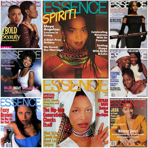 Essence Magazine Covers 1990s Blackladies