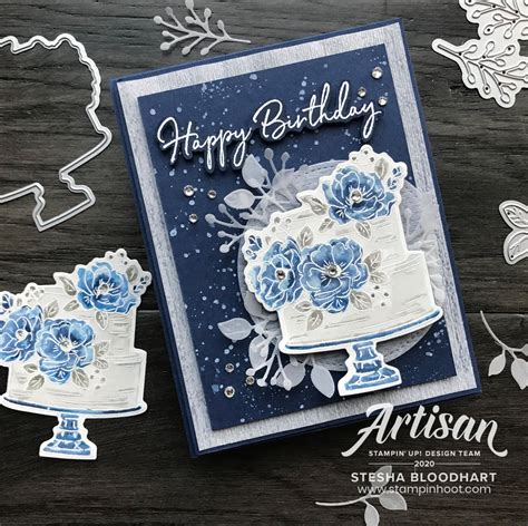 pin by stampin911hq on cake cards stampin up happy birthday to you cake card