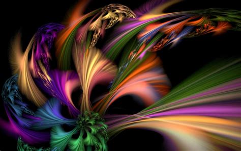 Colorful Fractal Abstract Wallpapers Hd Desktop And