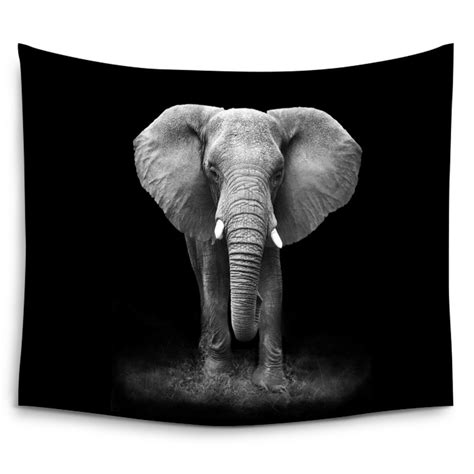 The fontainebleau tapestries represent a woven repetition of the decoration of the south wall of this gallery. POPCreation Black And White Elephant Hippie Bohemian Indian Wall Hanging Tapestry Wall Art ...