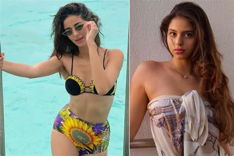 Suhana Khan Is All Hearts For Ananya Pandays Stunning Bikini Pic Fyne Fettle