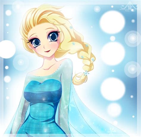 Elsa Frozen By Anzuangel On Deviantart Elsa Anime Elsa Frozen