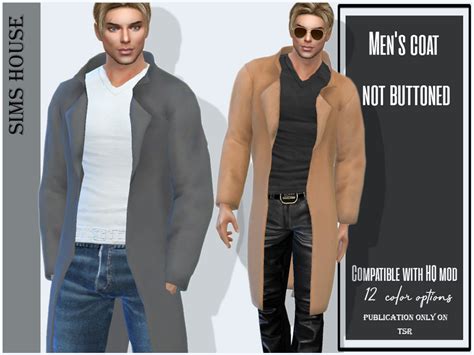 Sims 4 Male Coat