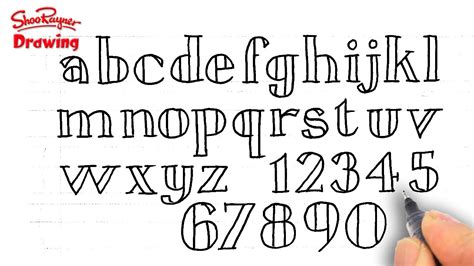 The english alphabet consists of 26 letters. Easy Fancy Letters Lowercase - Letter