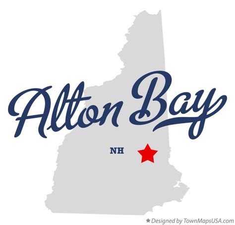 Map Of Alton Bay Nh New Hampshire