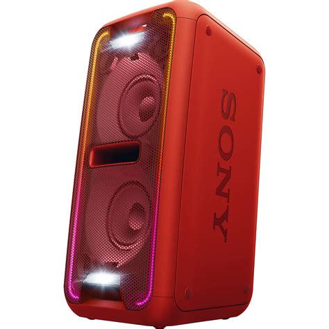 Sony Gtk Xb7 Portable Bluetooth Home Audio System Red