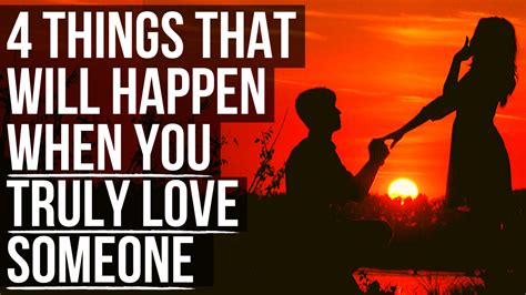 4 Signs You Truly Love Someone