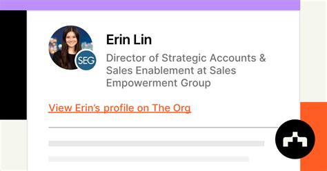 Erin Lin Director Of Strategic Accounts And Sales Enablement At Sales