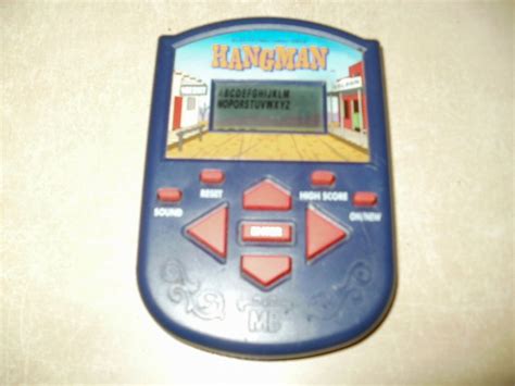 Hangman Milton Bradley 1995 Retro Handheld Games