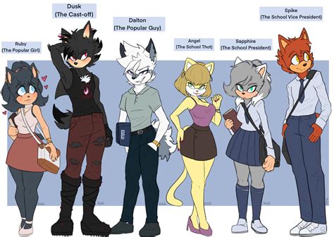 High School Au By Rubygcreator On Deviantart