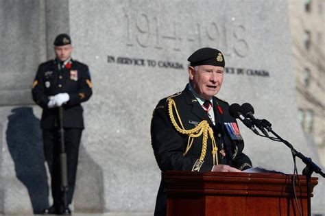Governor General David Johnstons Remembrance Day Speech The Globe