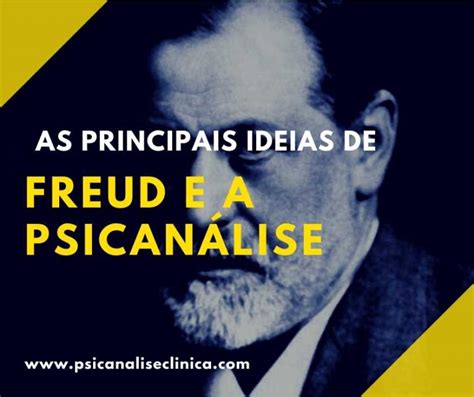 Freud E A Psicanálise 20 Ideias Fundamentais Psicanálise Clínica