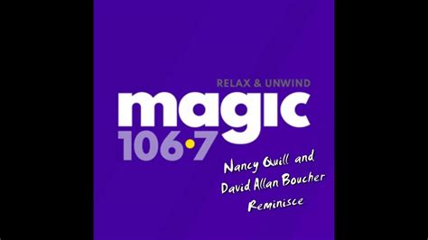 David Allan Boucher reminisce with friend and colleague Nancy Quill