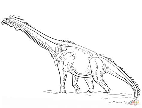 Brachiosaurus coloring page | Free Printable Coloring Pages