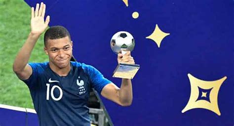 Frances Kylian Mbappe Bags World Cup Young Player Award Channels
