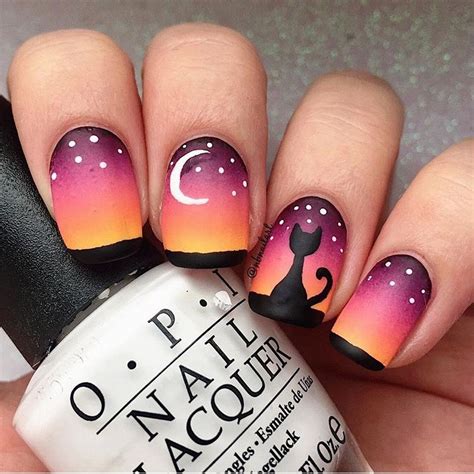 Para hacerte estas uñas acrílicas hermosas tienes que tener un kit especial de uñas acrílicas que tenga todos los productos necesarios para hacerte las uñas acrílicas. Diseños de uñas perfectos para usar en Halloween | Uñas difuminadas, Manicura de uñas, Uñas ...